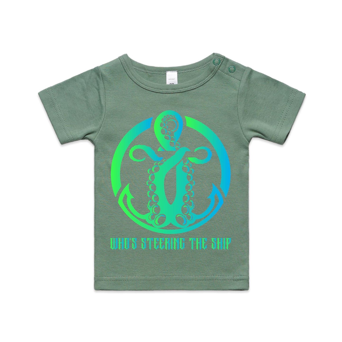 WSTS Neon Green- Organic Infant Wee Tee