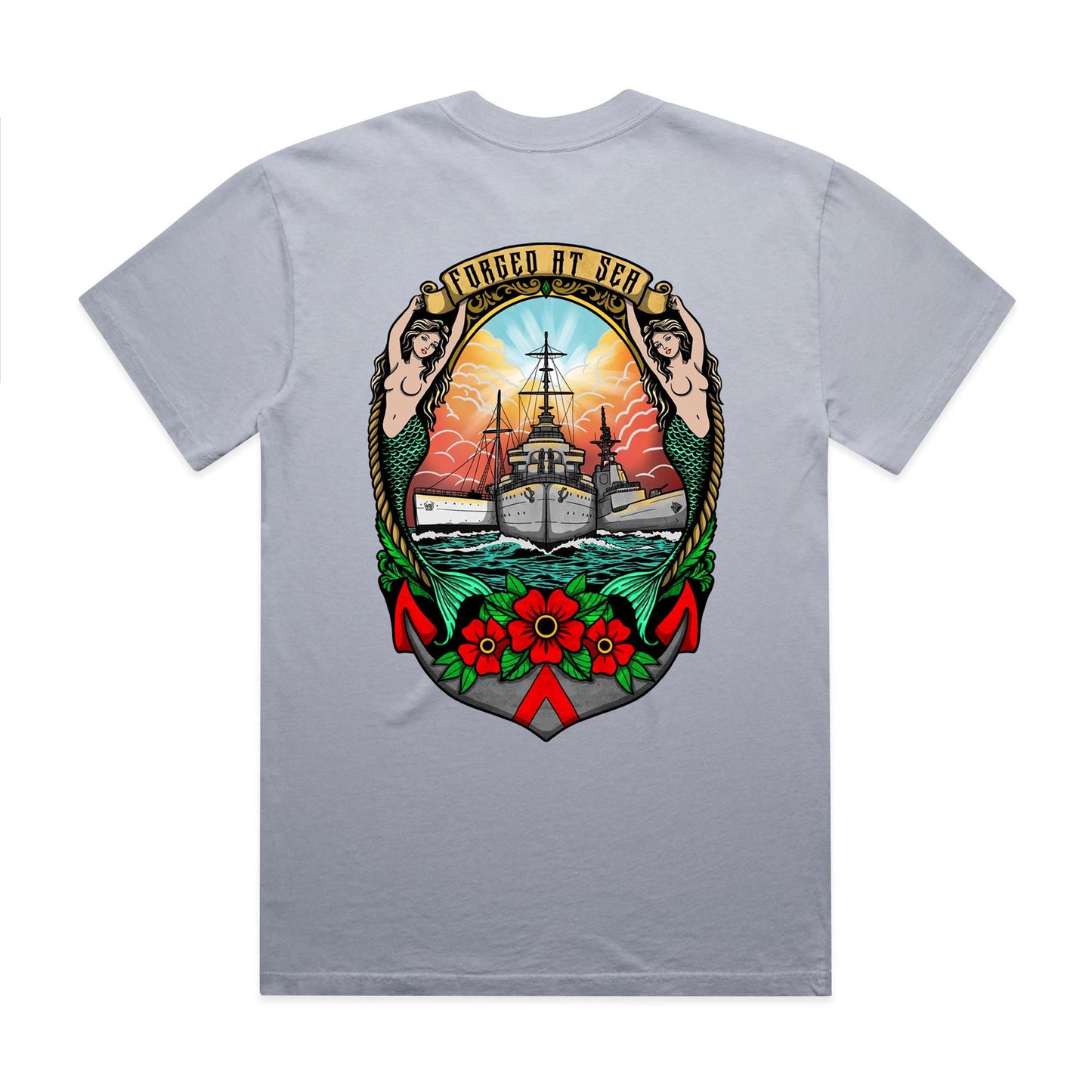 Forged at Sea Faded Tee