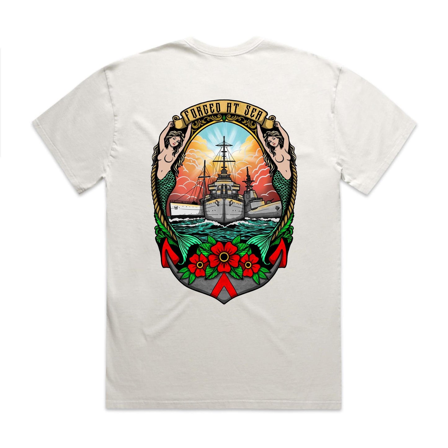 Forged at Sea Faded Tee
