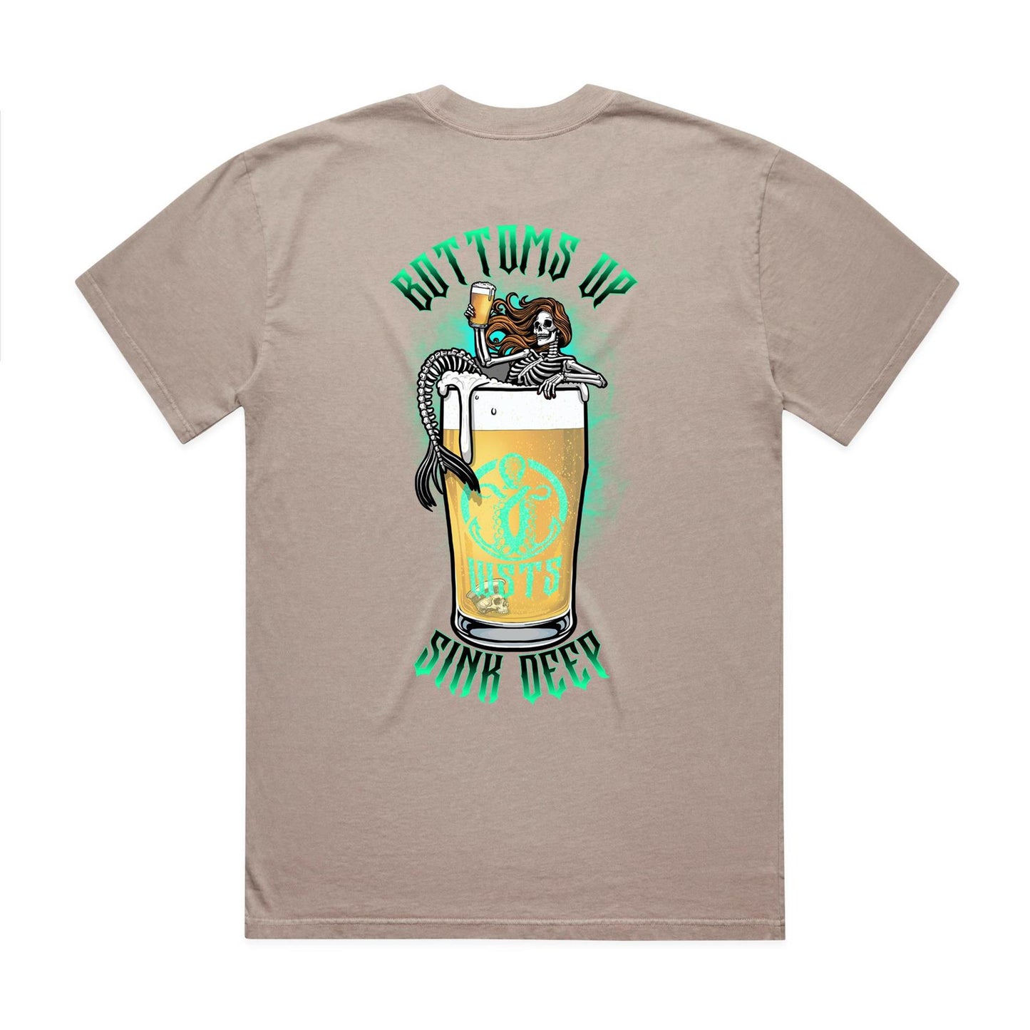 Bottoms Up Faded Tee