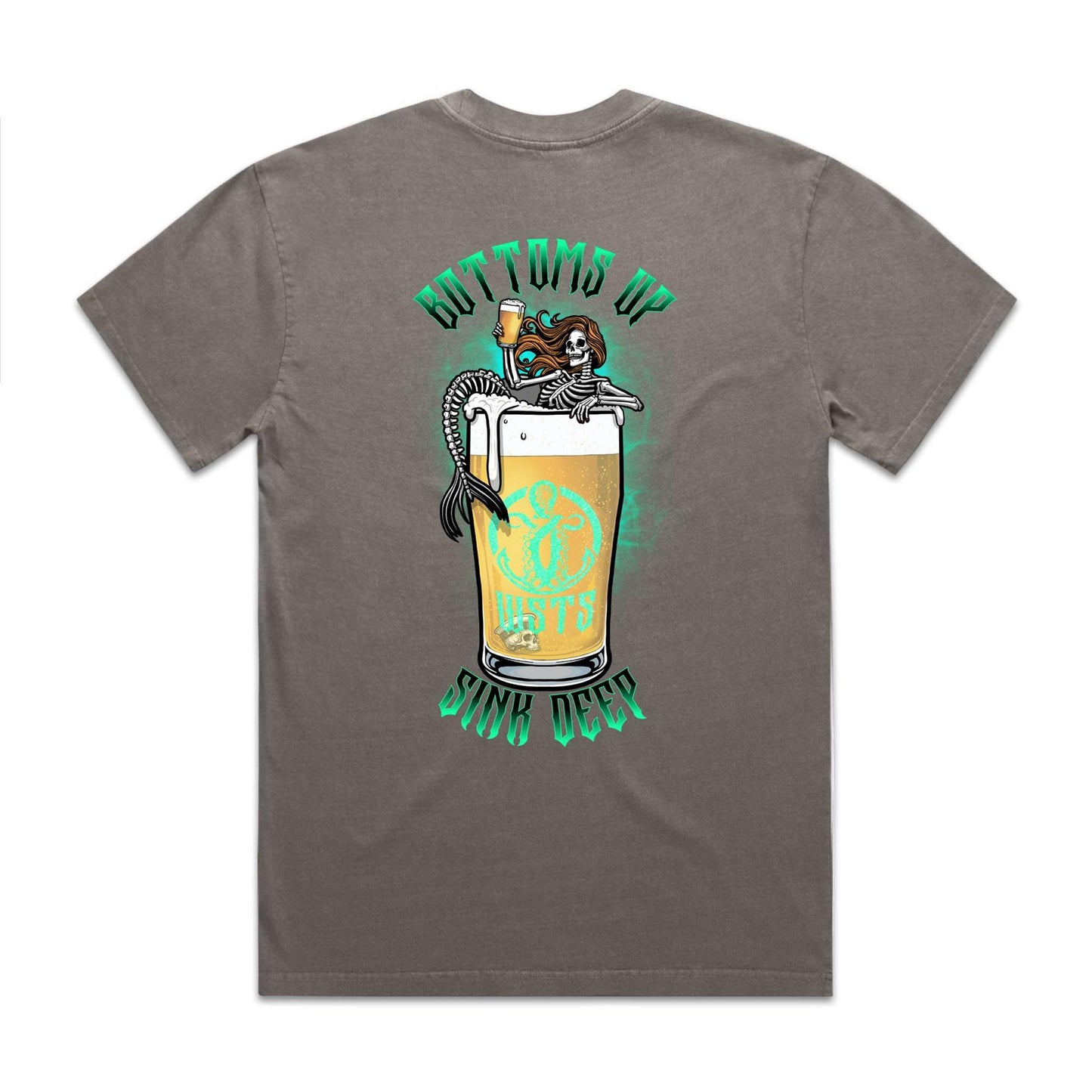 Bottoms Up Faded Tee