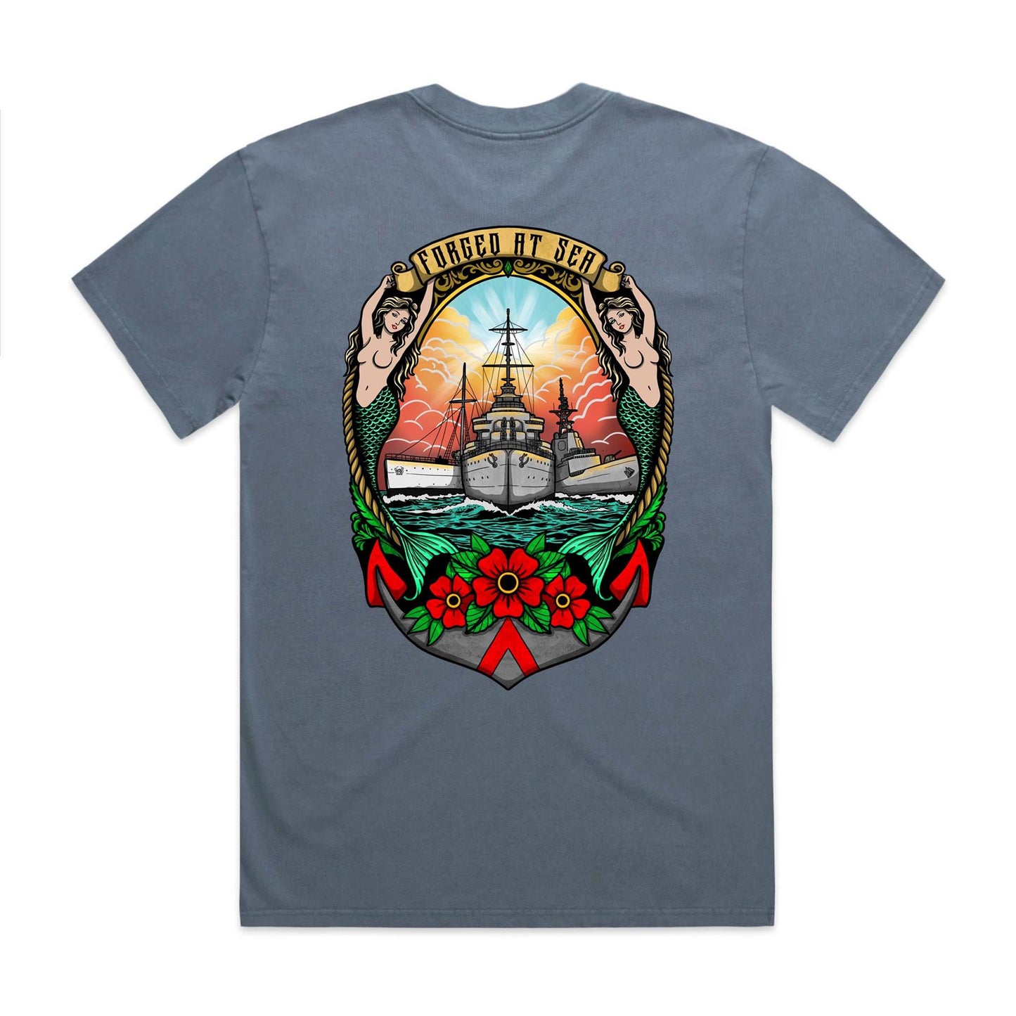Forged at Sea Faded Tee