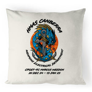 Canberra Greenies 100% Linen Cushion Cover