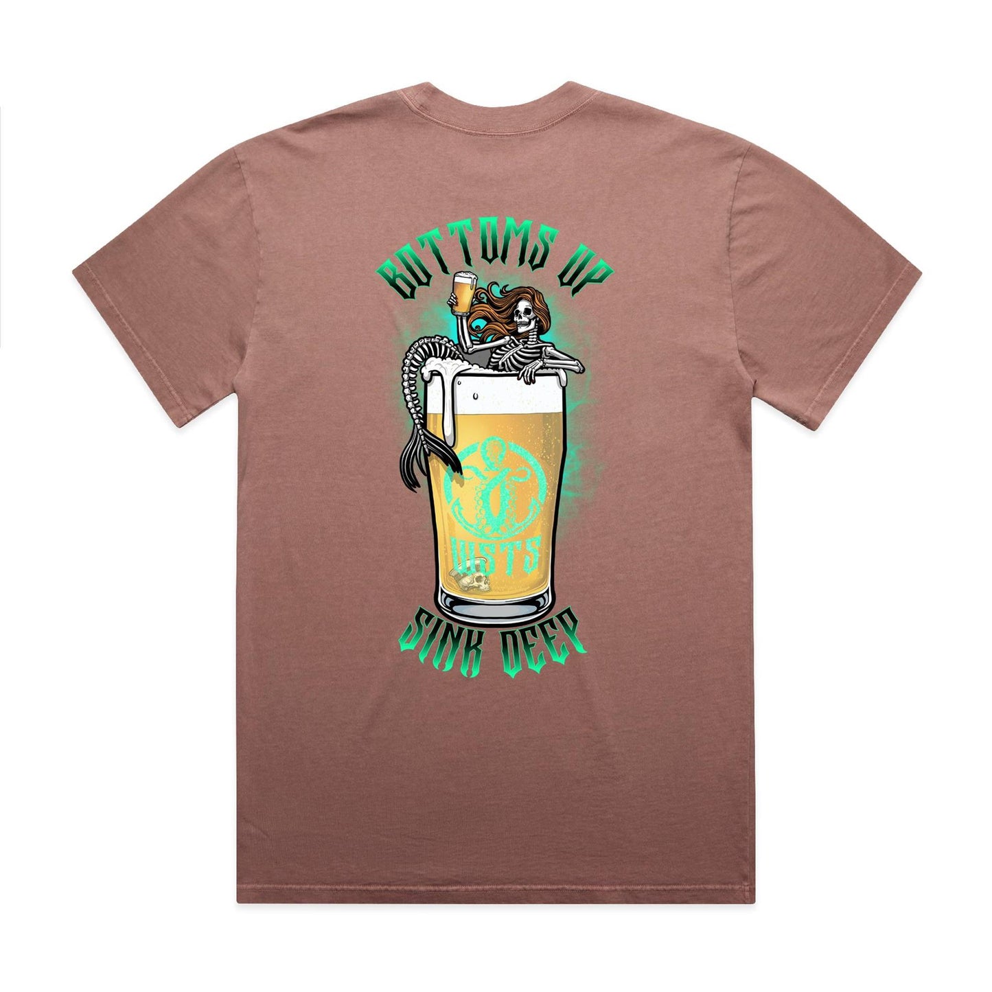 Bottoms Up Faded Tee