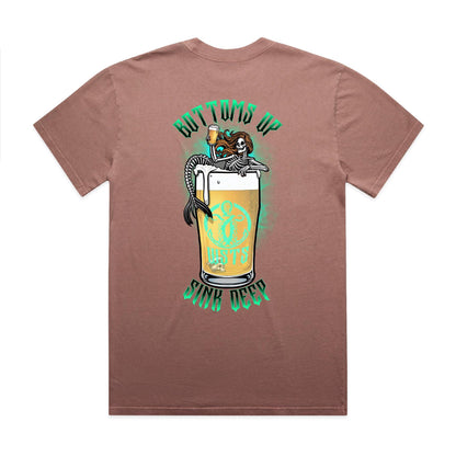 Bottoms Up Faded Tee