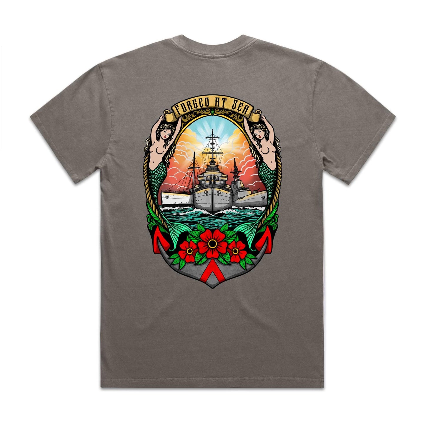Forged at Sea Faded Tee