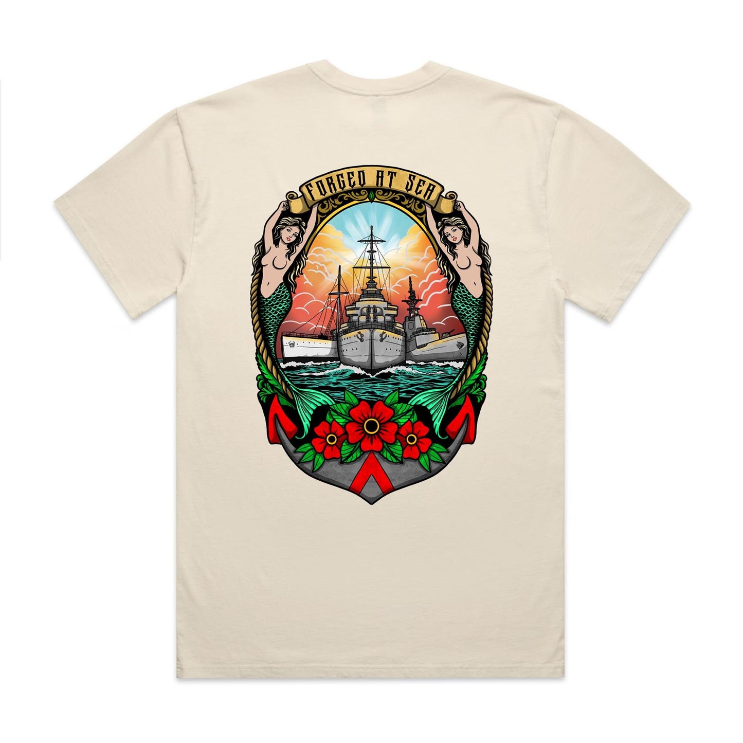 Forged at Sea Faded Tee