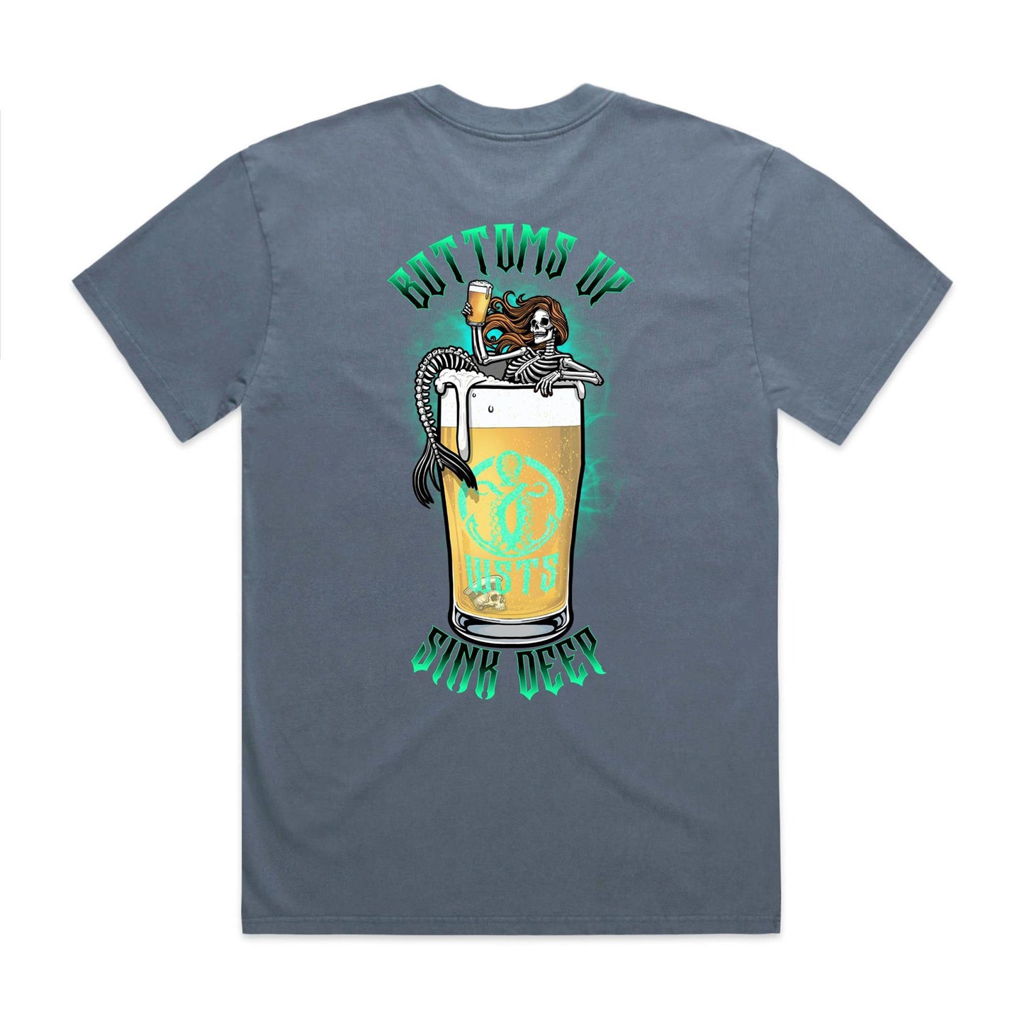 Bottoms Up Faded Tee