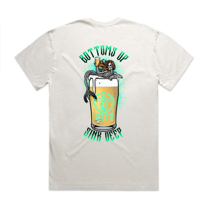 Bottoms Up Faded Tee