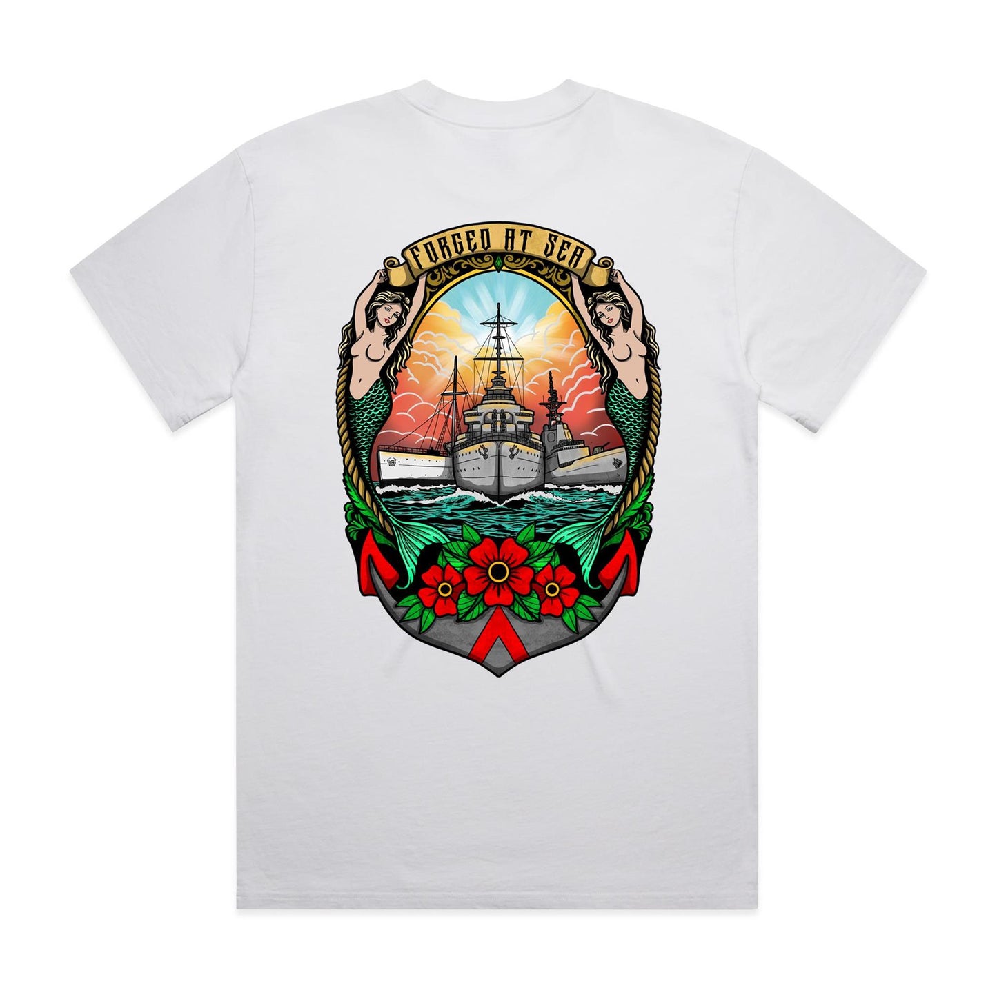 Forged at Sea Faded Tee