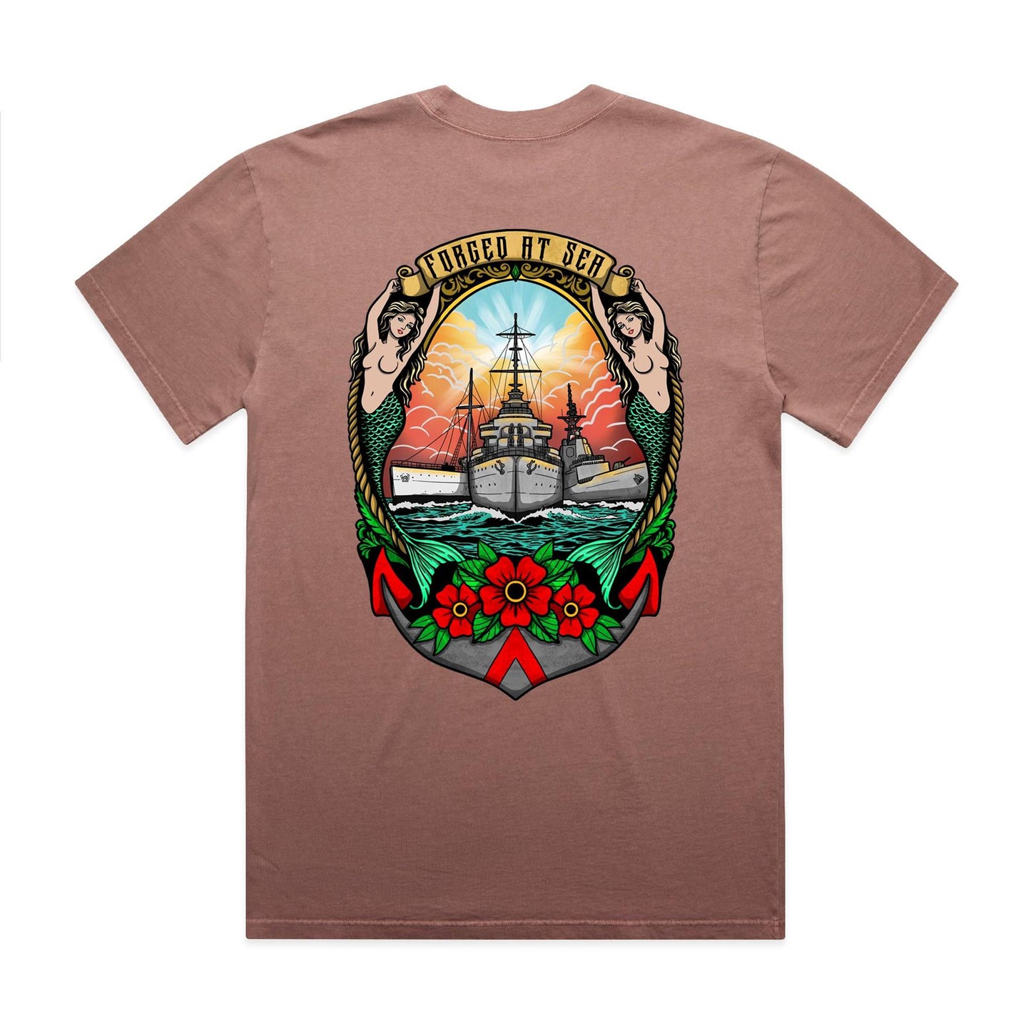 Forged at Sea Faded Tee