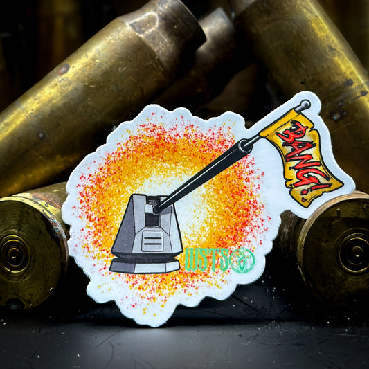 Gun Go Bang! Sticker