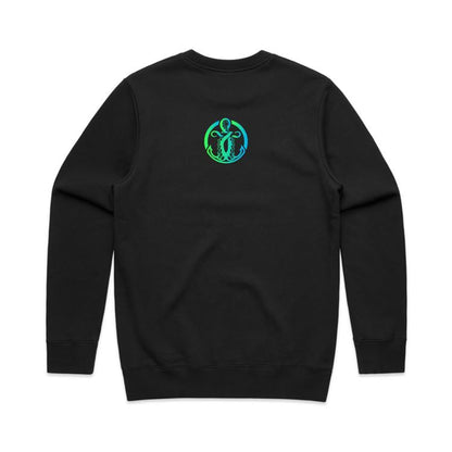 WSTS Neon Green Men's Crew