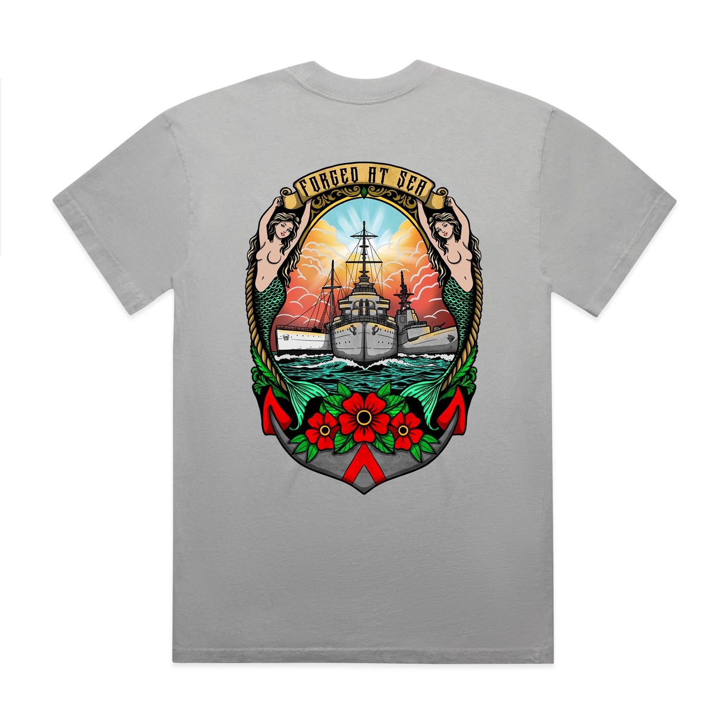Forged at Sea Faded Tee