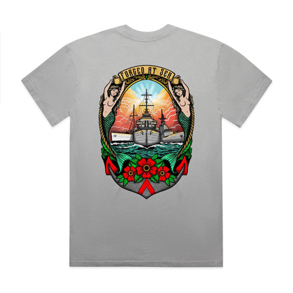 Forged at Sea Faded Tee