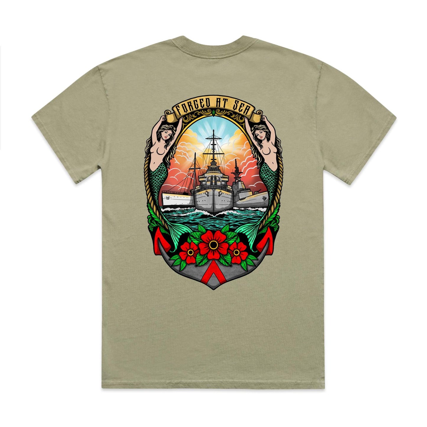 Forged at Sea Faded Tee