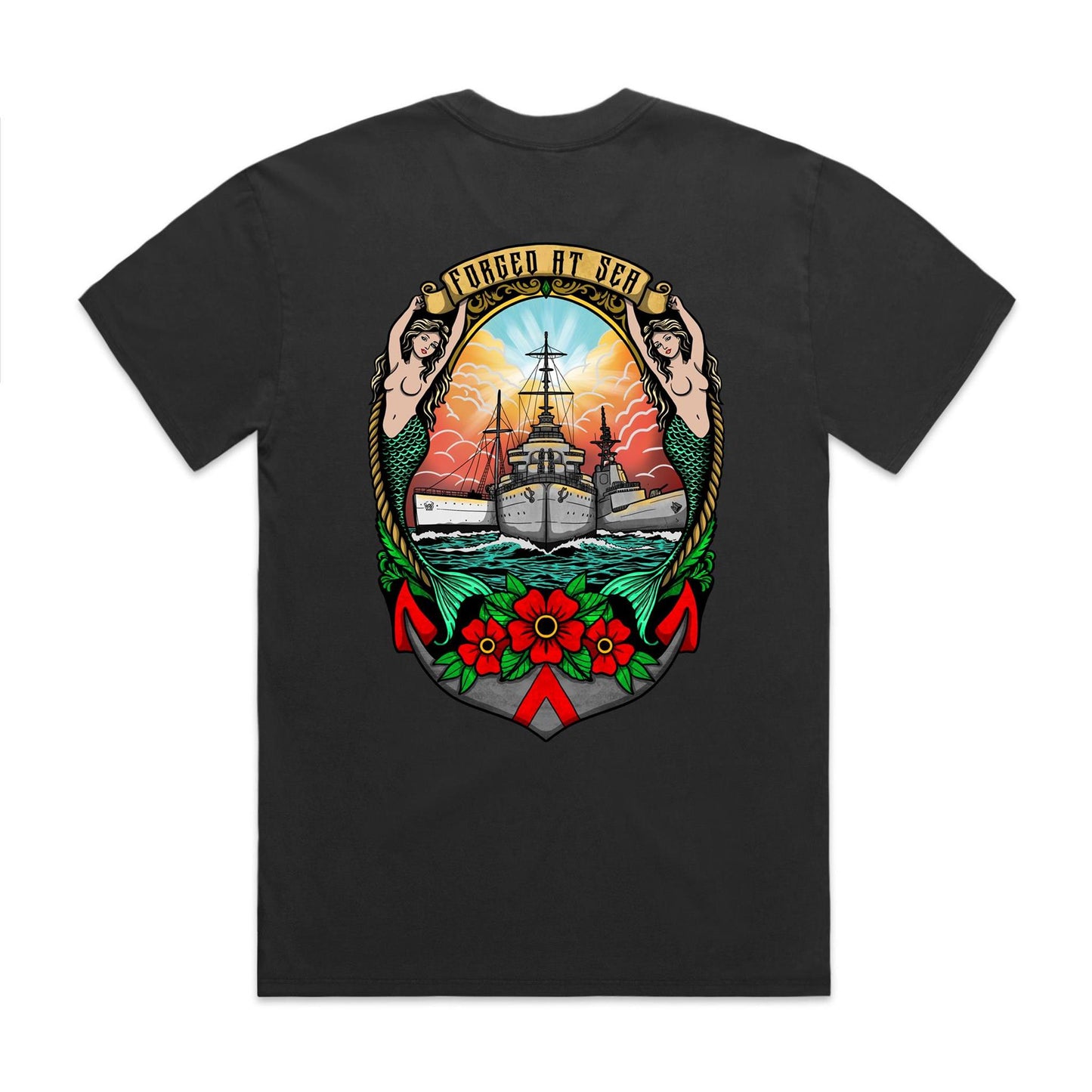 Forged at Sea Faded Tee