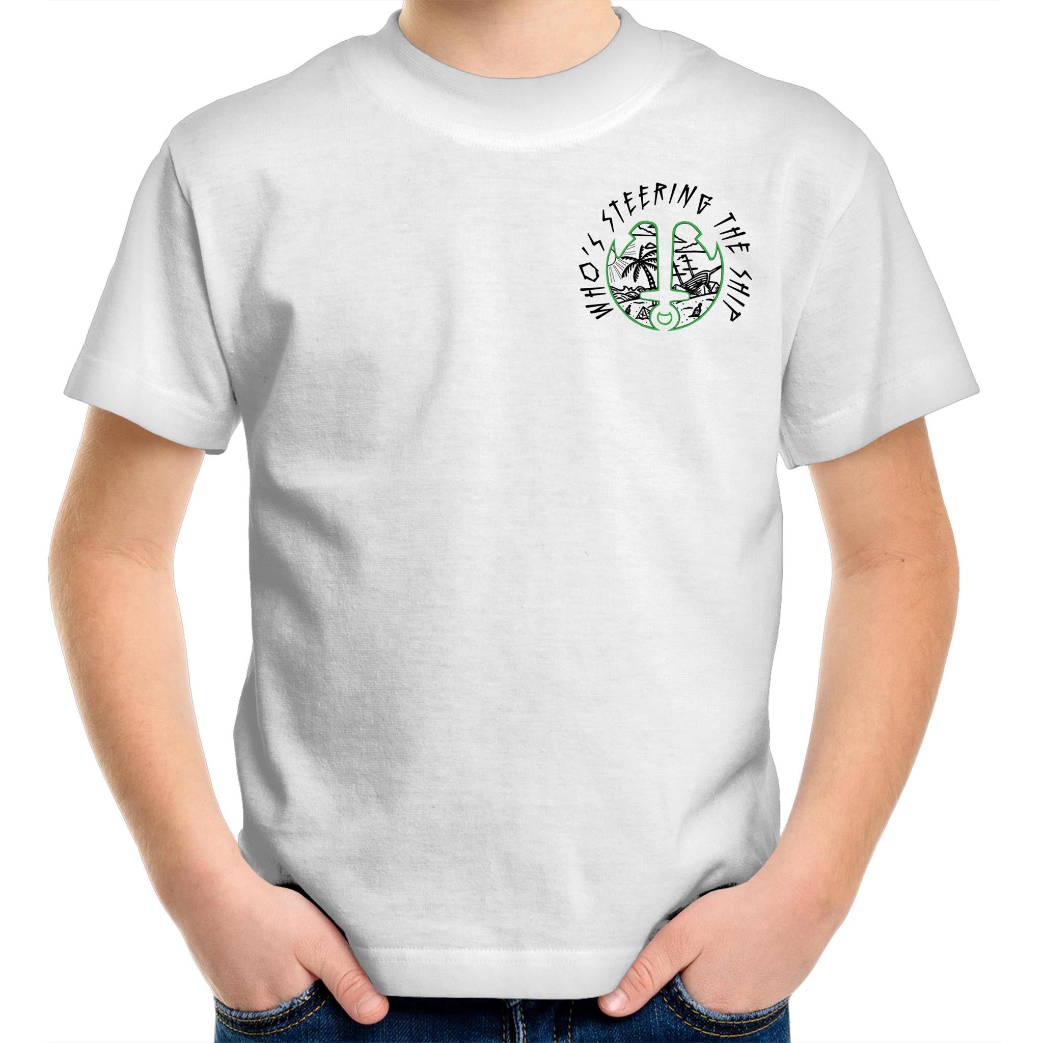 Green WSTS Mandala Youth Crew T-Shirt