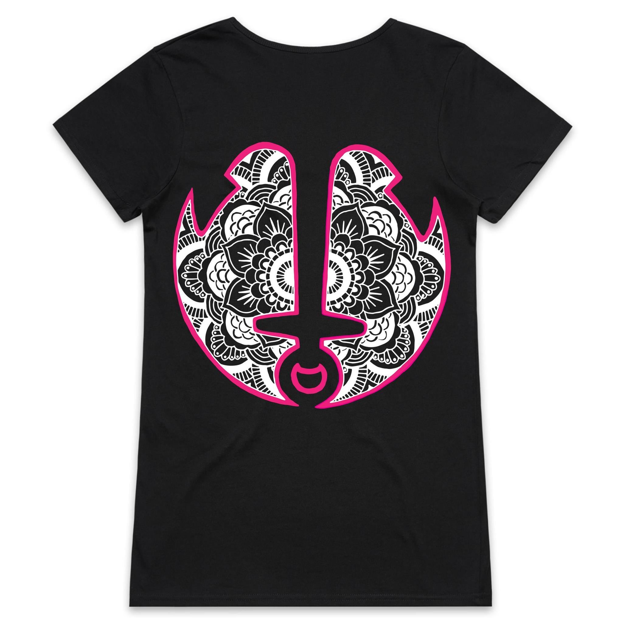 WSTS Mandala - Womens V-Neck T-Shirt