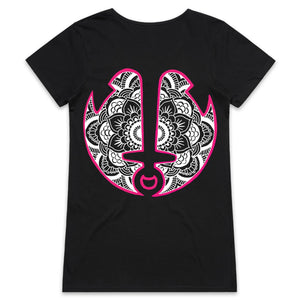 WSTS Mandala - Womens V-Neck T-Shirt