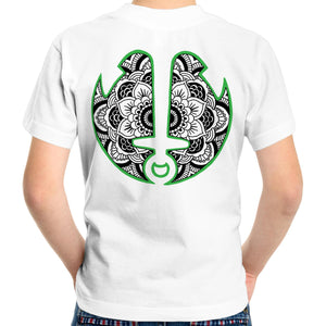 Green WSTS Mandala Youth Crew T-Shirt